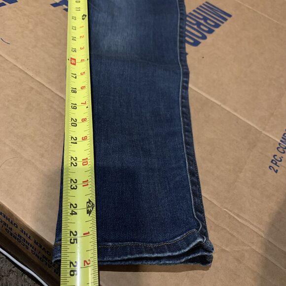 Sene Womens Mom Jeans Size 0 Blue Straight Leg Mid Rise Pants - Picture 6 of 11